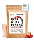 Bio Whey Protein Pulver Erdbeere