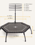 Faltbares Fitness Trampolin mit klappbaren Standbeinen SP-T-2100 SportPlus