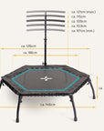 Faltbares Fitness Trampolin mit klappbaren Standbeinen SP-T-2100 SportPlus