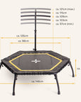 Faltbares Fitness Trampolin mit klappbaren Standbeinen SP-T-2100 SportPlus