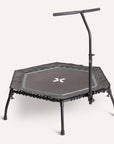 Faltbares Fitness Trampolin mit klappbaren Standbeinen SP-T-2100 SportPlus Anthrazit