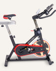 Indoor Cycle Speedbike/ Ergometer mit Bremsbackensystem & App-Kompatibilität SP-SRP-2100-i SportPlus Black/Red