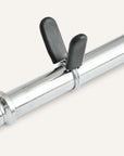 180 cm verchromte, solide Langhantelstange mit 2 Federklemmen SP-WS-180-S SportPlus