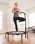 Faltbares Fitness Trampolin mit klappbaren Standbeinen SP-T-111F-R SportPlus