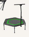 Faltbares Fitness Trampolin mit klappbaren Standbeinen SP-T-111F-R SportPlus Grün