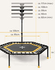 Höhenverstellbares Fitness Trampolin SP-T-110 SportPlus
