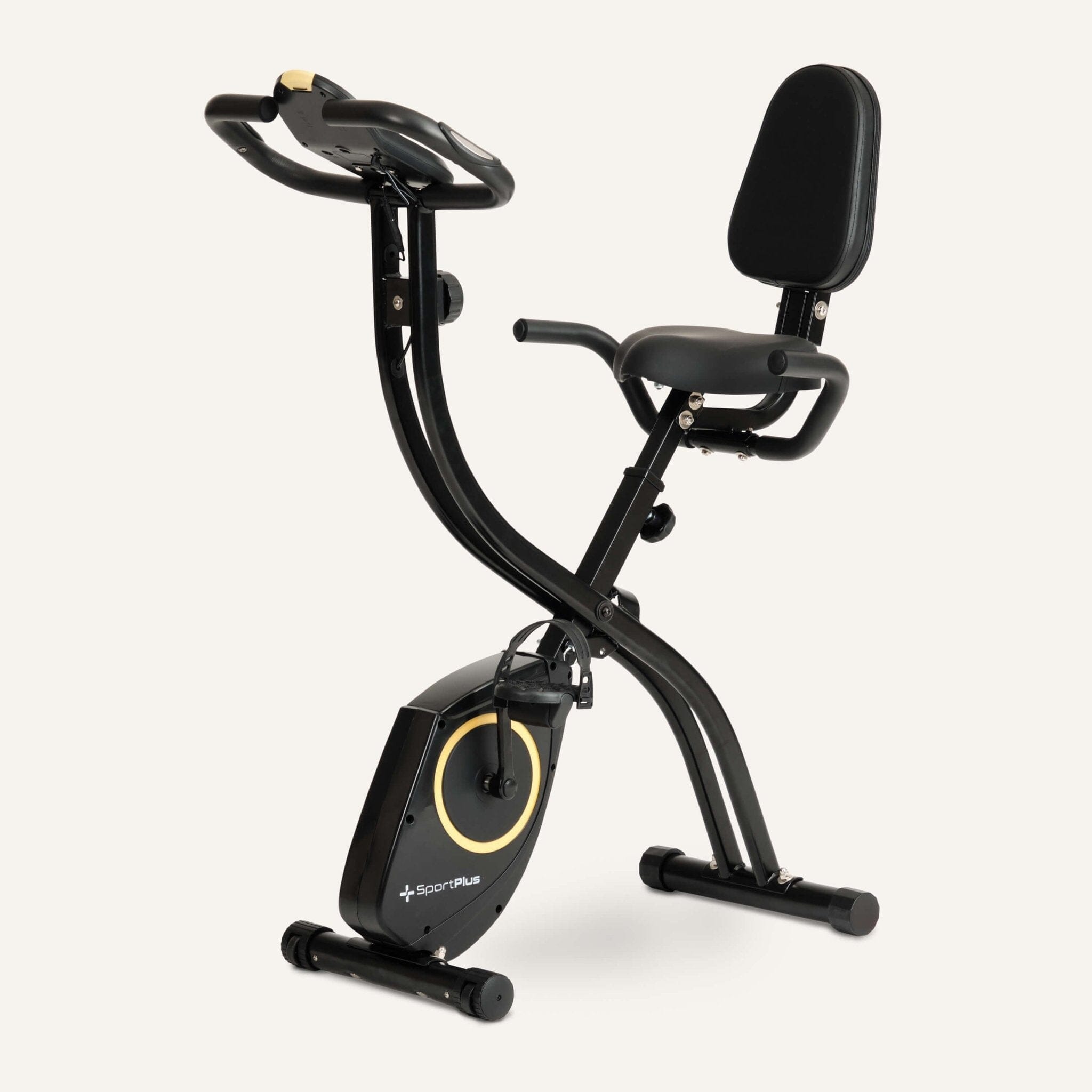 fahrrad heimtrainer Klappbarer Heimtrainer | S-Bike für leichten Einstieg | mit Rückenlehne | 8 manuelle Widerstandsstufen