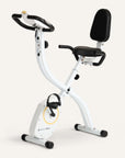 Klappbarer Heimtrainer (S-Bike) mit Rückenlehne & App-Kompatibilität SP-HT-1300-iE SportPlus Snow/Sun