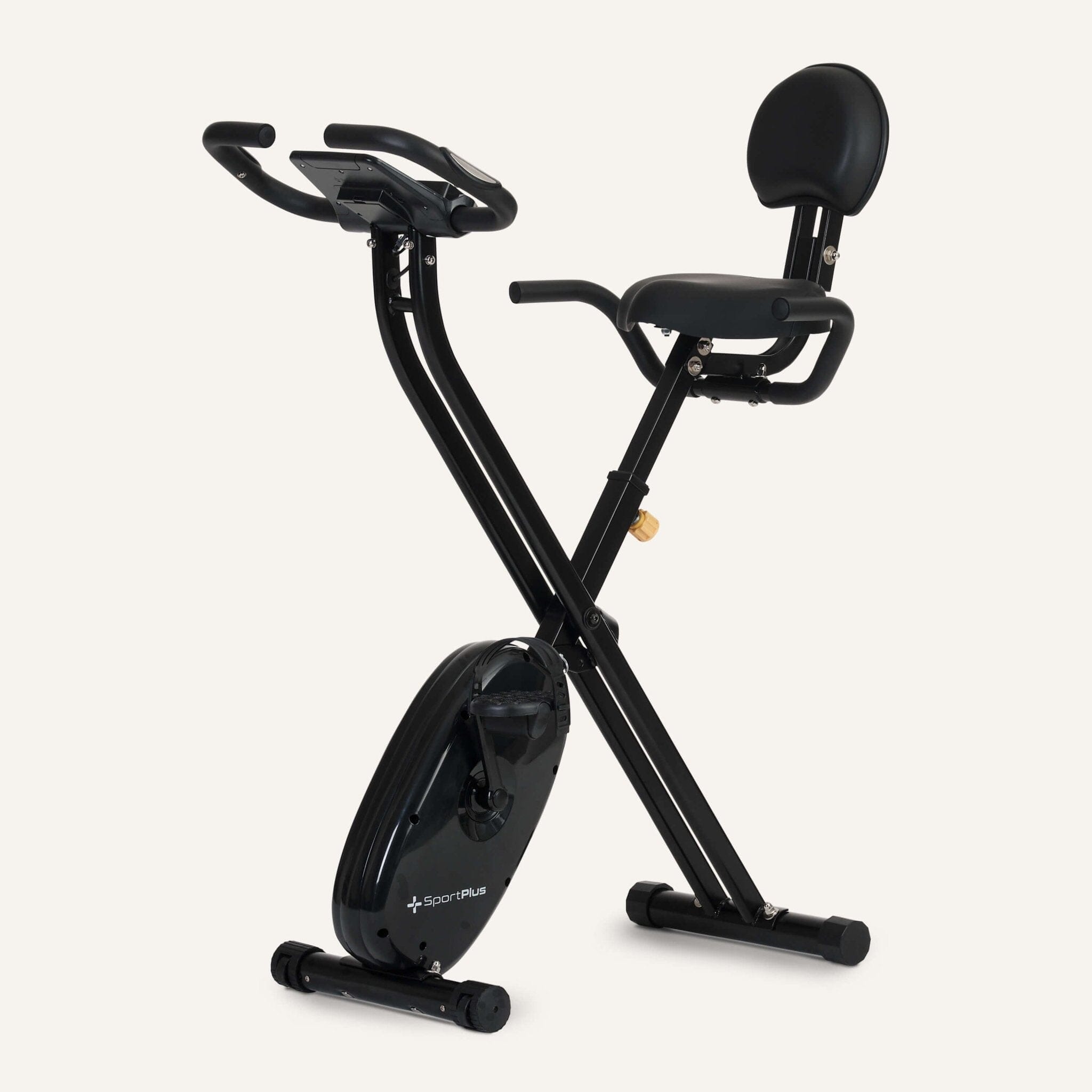 sportgerät fahrrad heimtrainer Klappbarer Heimtrainer | X-Bike | mit Rückenlehne | 24 Computer gesteuerte Widerstandsstufen