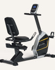 Liegeheimtrainer mit App-Steuerung & 9 kg Schwungmasse SP-RB-9900-iE SportPlus Black/Sun