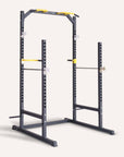 Power Rack für Squats, Bankdrücken, Klimmzüge mit verstellbaren Griffen für Dips & Liegestütze SP-HG-020 SportPlus Black/Sun