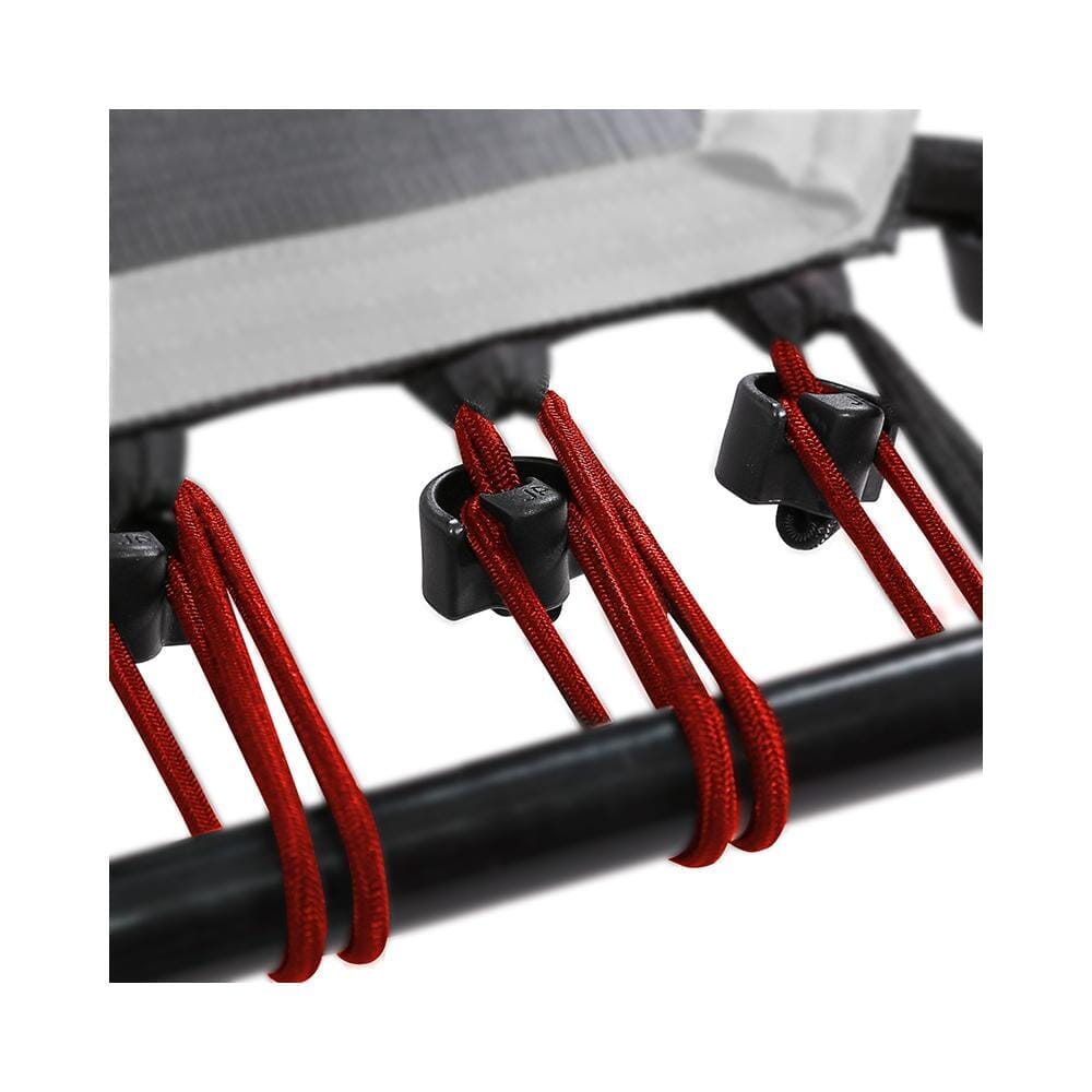 SportPlus Gummiseile-Set• 36 Gummiseile & Clips • Härtegrad: Medium • Nutzergewicht bis 90 kg • rot SP-T-110-BR SportPlus Ersatzteile 