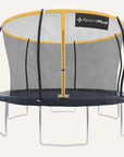 TÜV SÜD GS zertifiziertes Gartentrampolin 366 cm mit patentierter Rahmenkonstruktion SP-T-366 SportPlus Gelb
