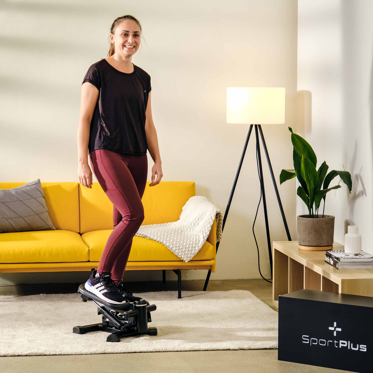 Adhome Petit Vélo D'Exercices Pédalier Digital 24 Cm - Pliable Avec Compteur