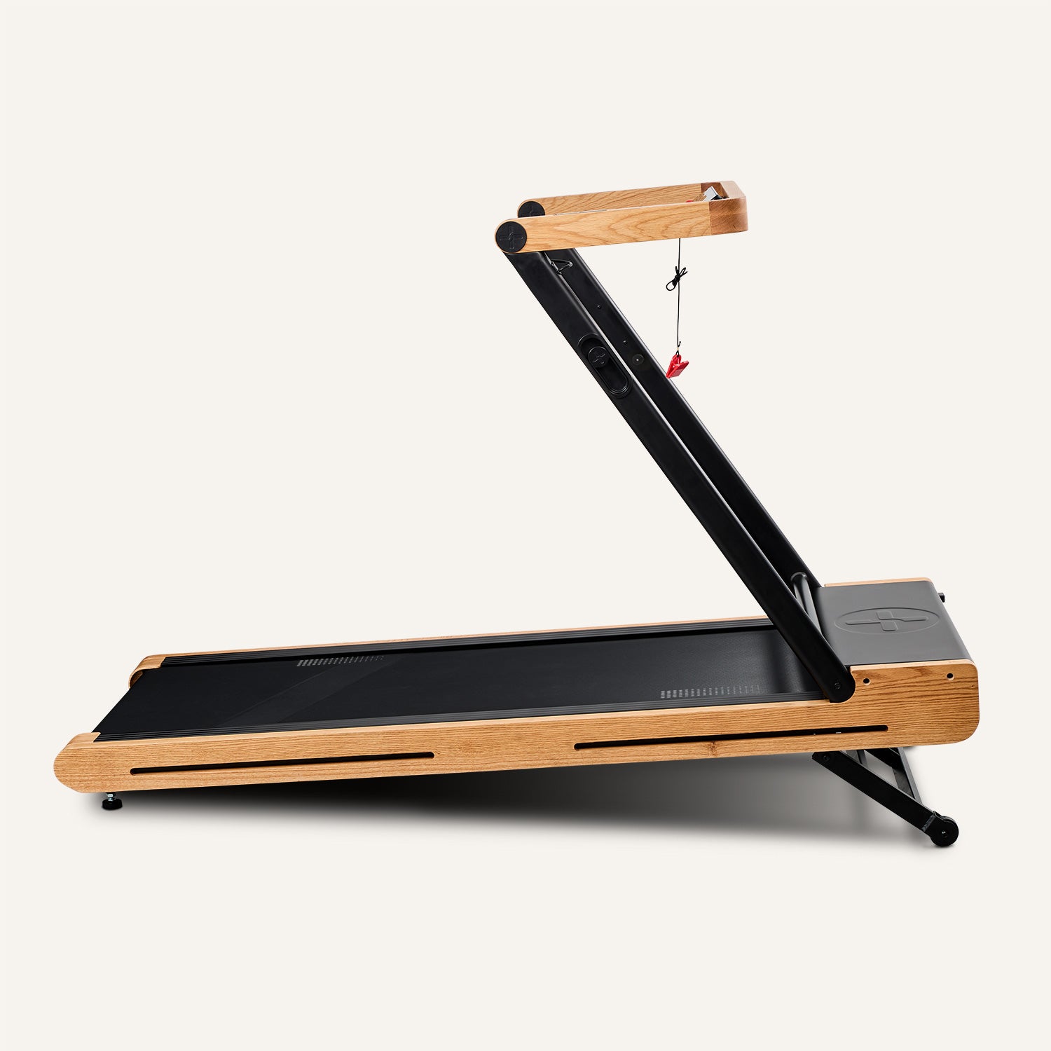 Klappbares Z-Laufband aus Holz (Eiche) mit App-Kompatibilität