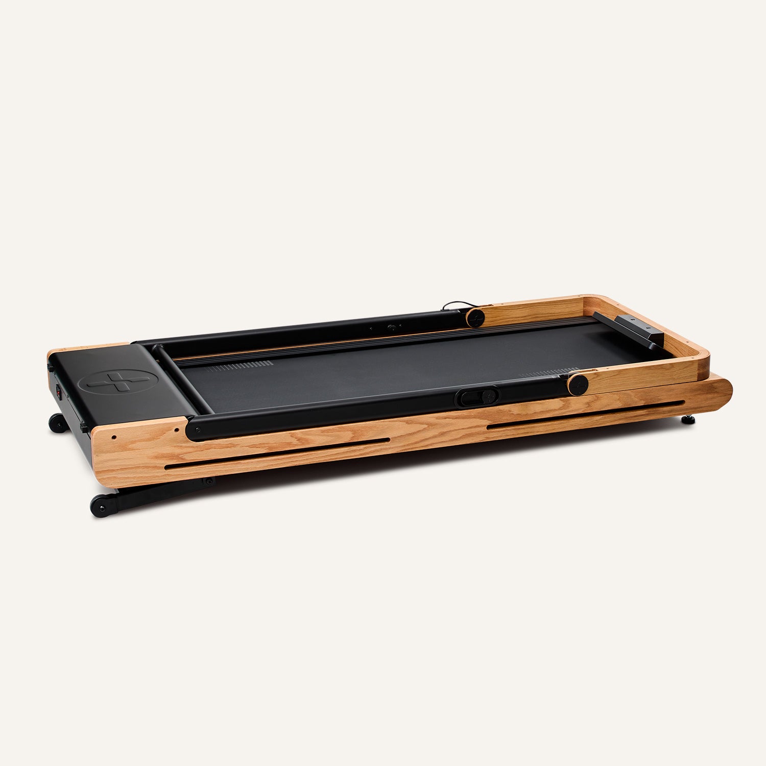 Klappbares Z-Laufband aus Holz (Eiche) mit App-Kompatibilität