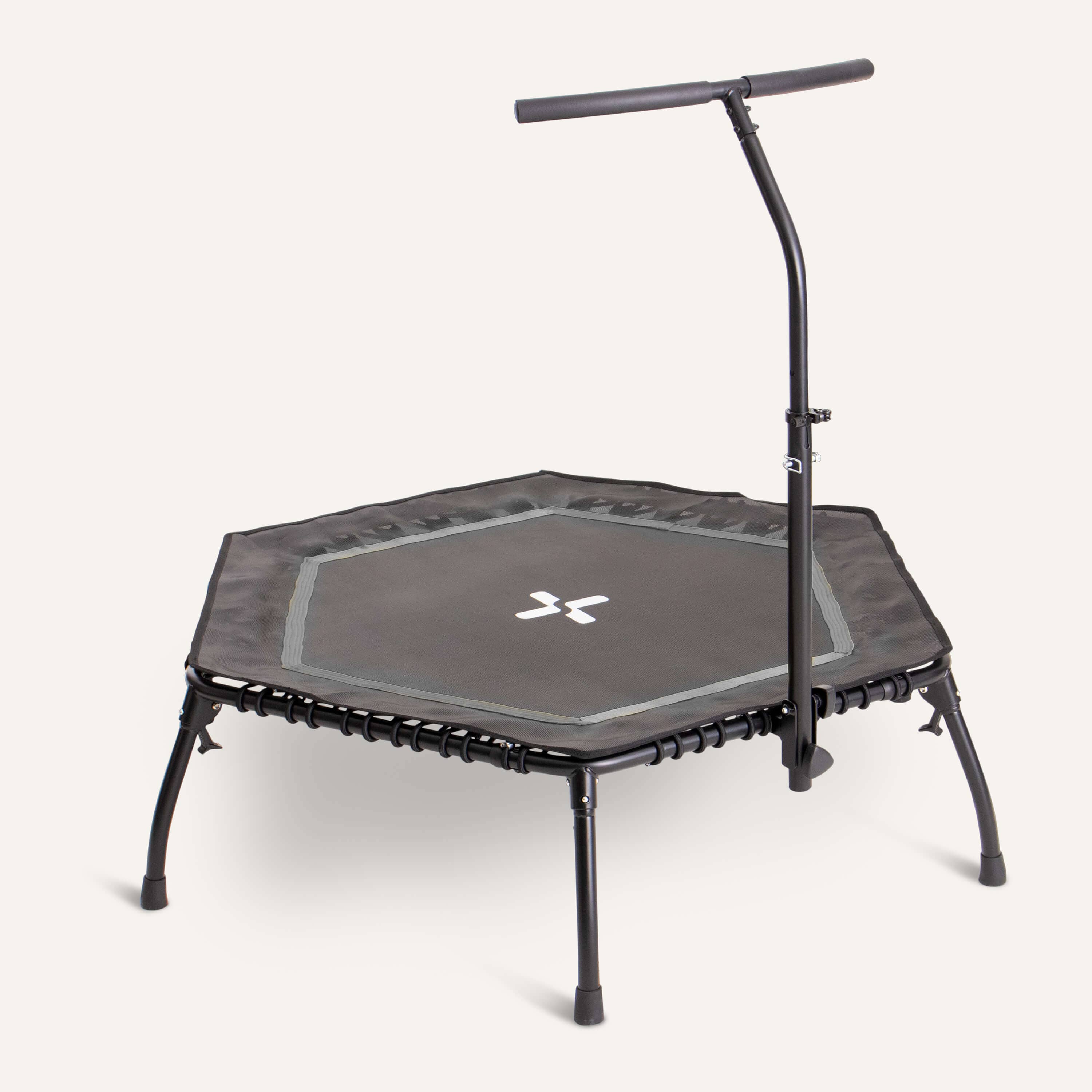 SPORTNOW Fitness-Trampolin 102 cm mit verstellbarem Griff in 5 Stufen und Stahlrahmen für Bein- und Körpertraining Blau SPORTNOW Fitness-Trampolin 102 cm mit verstellbarem Griff in 5 Stufen und Stahlrahmen für Bein- und Körpertraining Blau