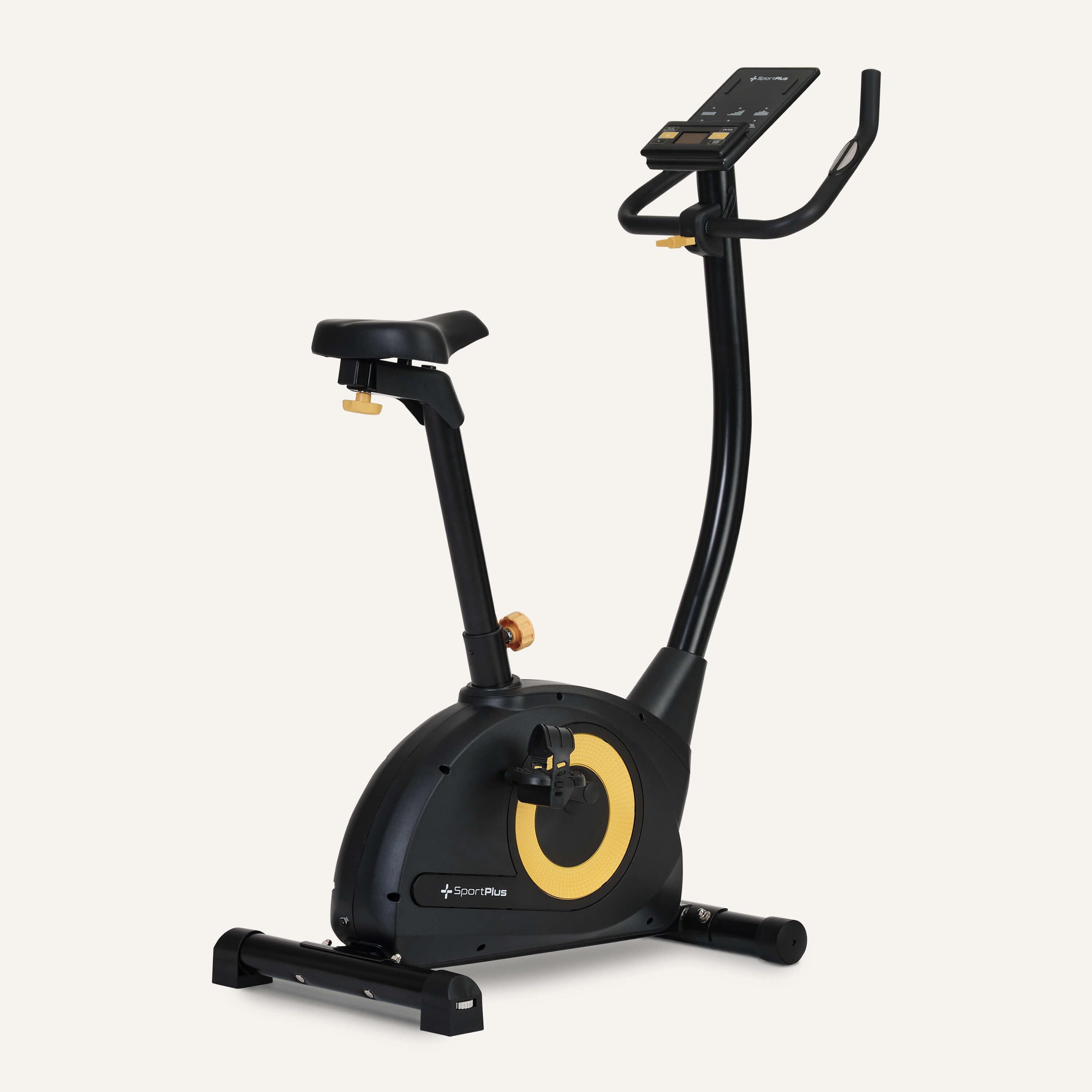 Heimtrainer mit App-Steuerung & 9 kg Schwungmasse SP-HT-9510-iE SportPlus Black/Sun