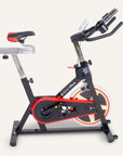 Indoor Cycle Speedbike/ Ergometer mit Bremsbackensystem & App-Kompatibilität SP-SRP-2100-i SportPlus Black/Red 