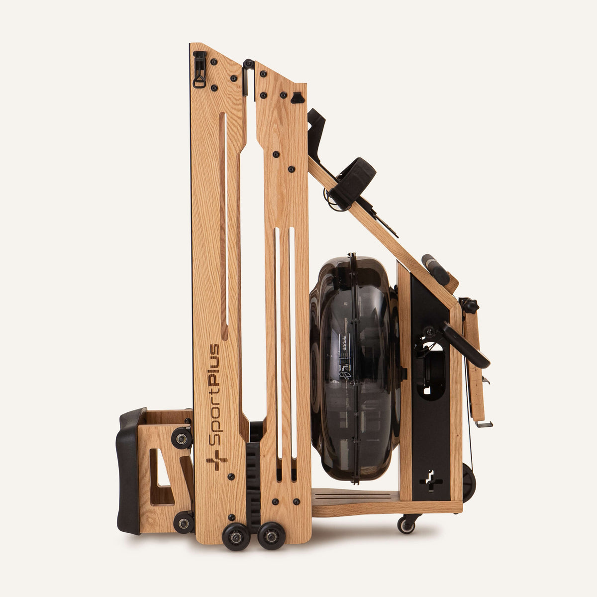 KIOPOWQ Rameur pour la maison - Rameur hydraulique compact et pliable - Bras à double barre KIOPOWQ Rameur pour la maison - Rameur hydraulique compact et pliable - Bras à double barre