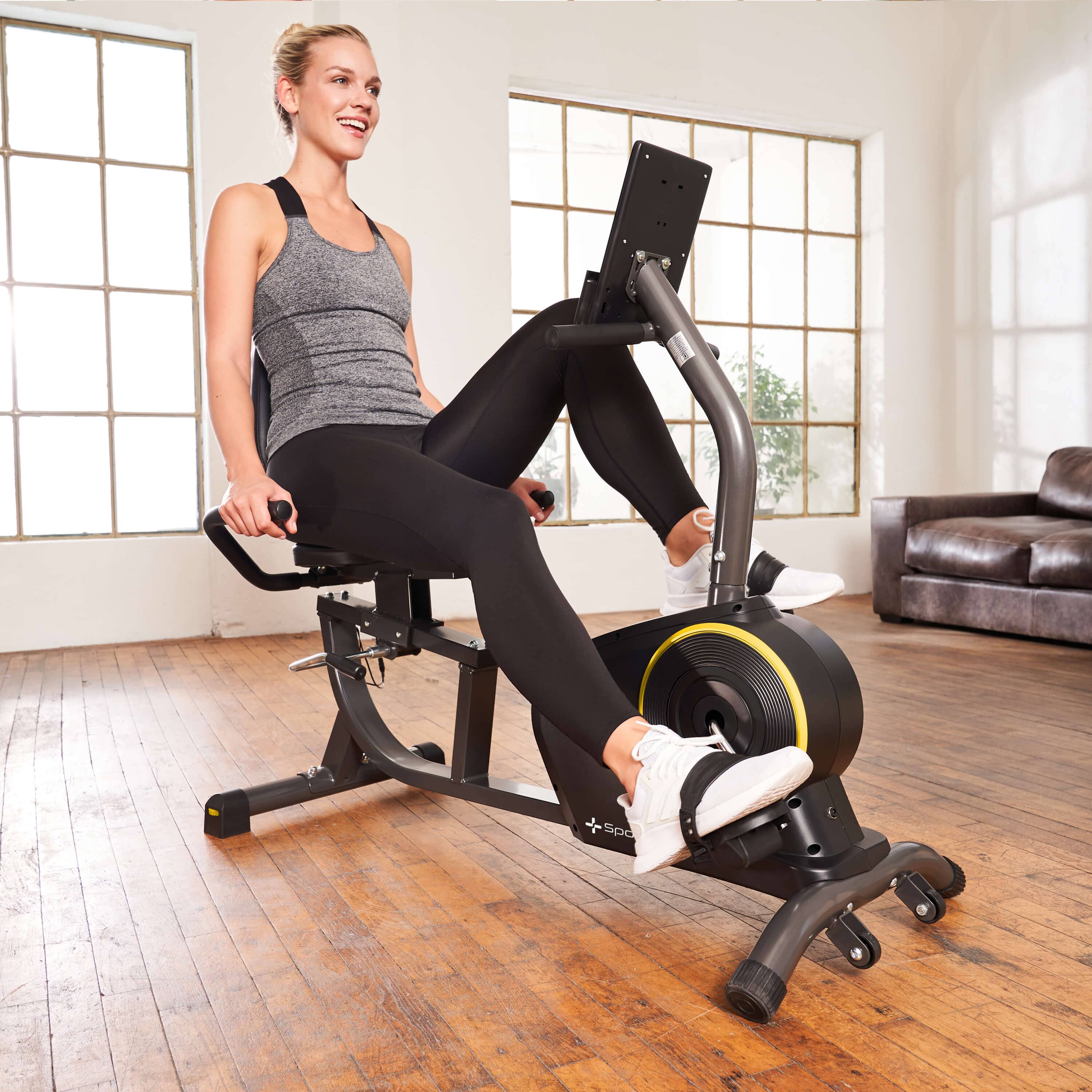 Sportplus recumbent 2025 exercise bike