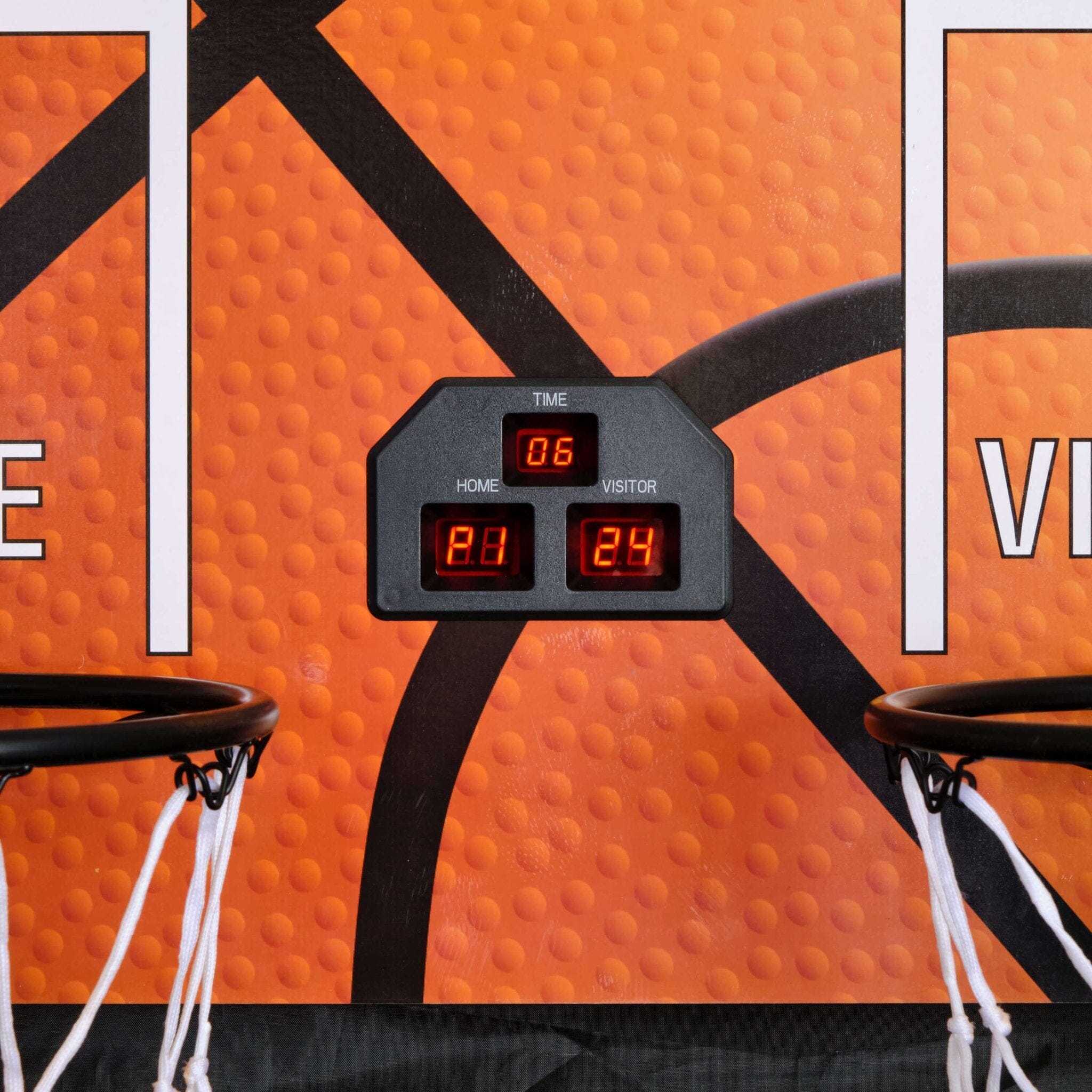 Basketballautomat inkl. 4 kleinen Basketbällen, Pumpe &amp; elektronischem Punktezähler SP-BS-100 SportPlus 