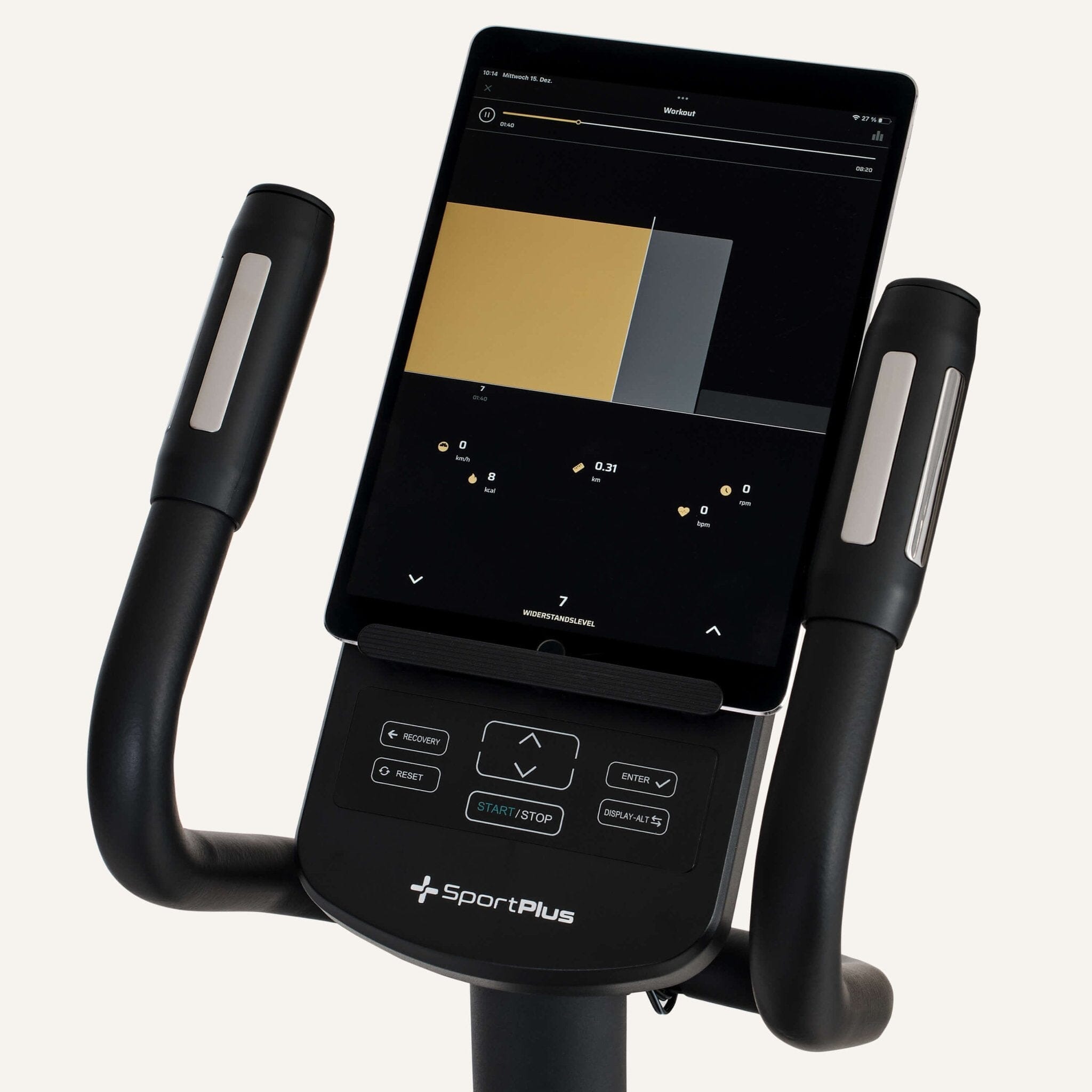 DESIGN Crosstrainer mit App-Steuerung & 18 kg Schwungmasse SP-ET-9910-iE SportPlus