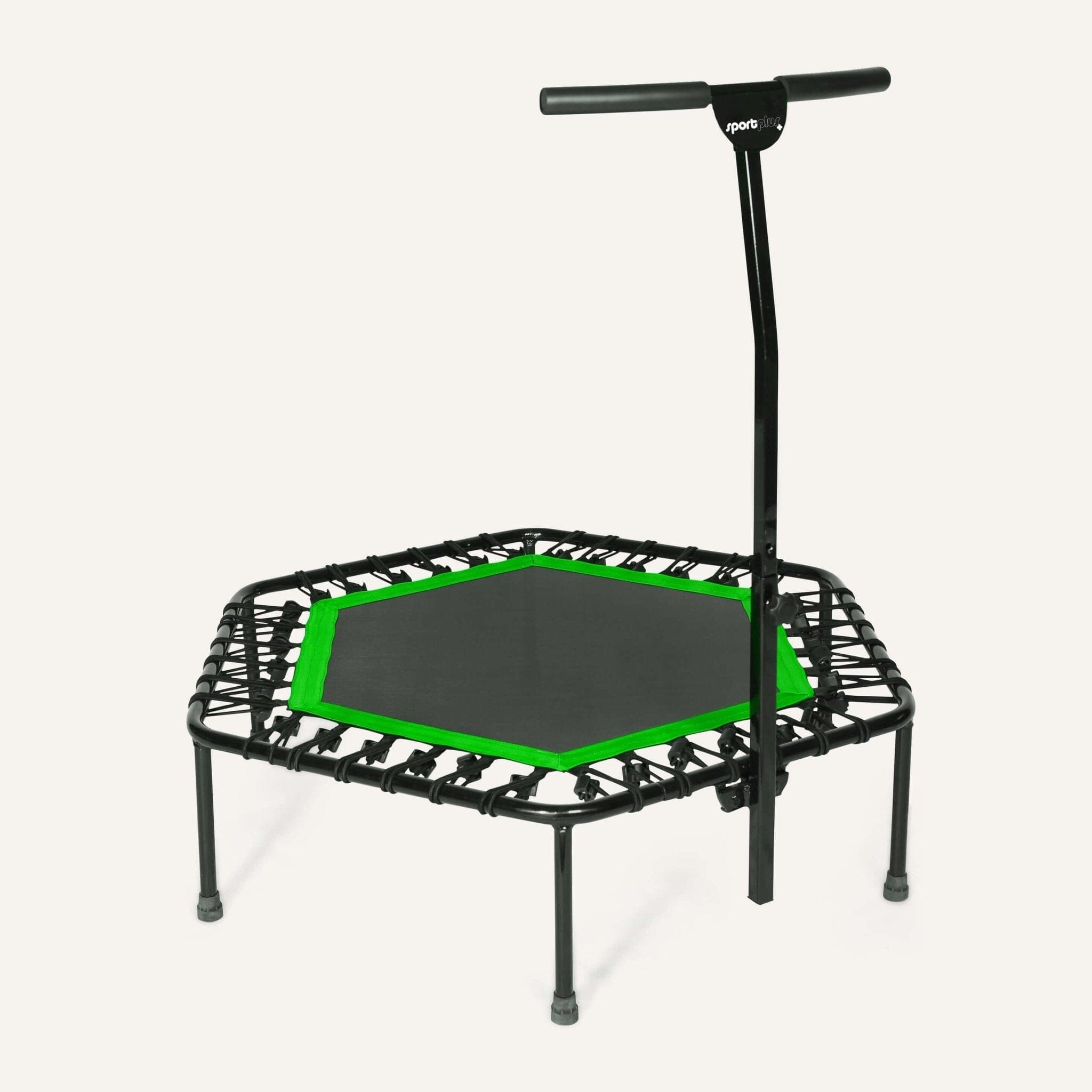 Höhenverstellbares Fitness Trampolin SP-T-110 SportPlus Grün