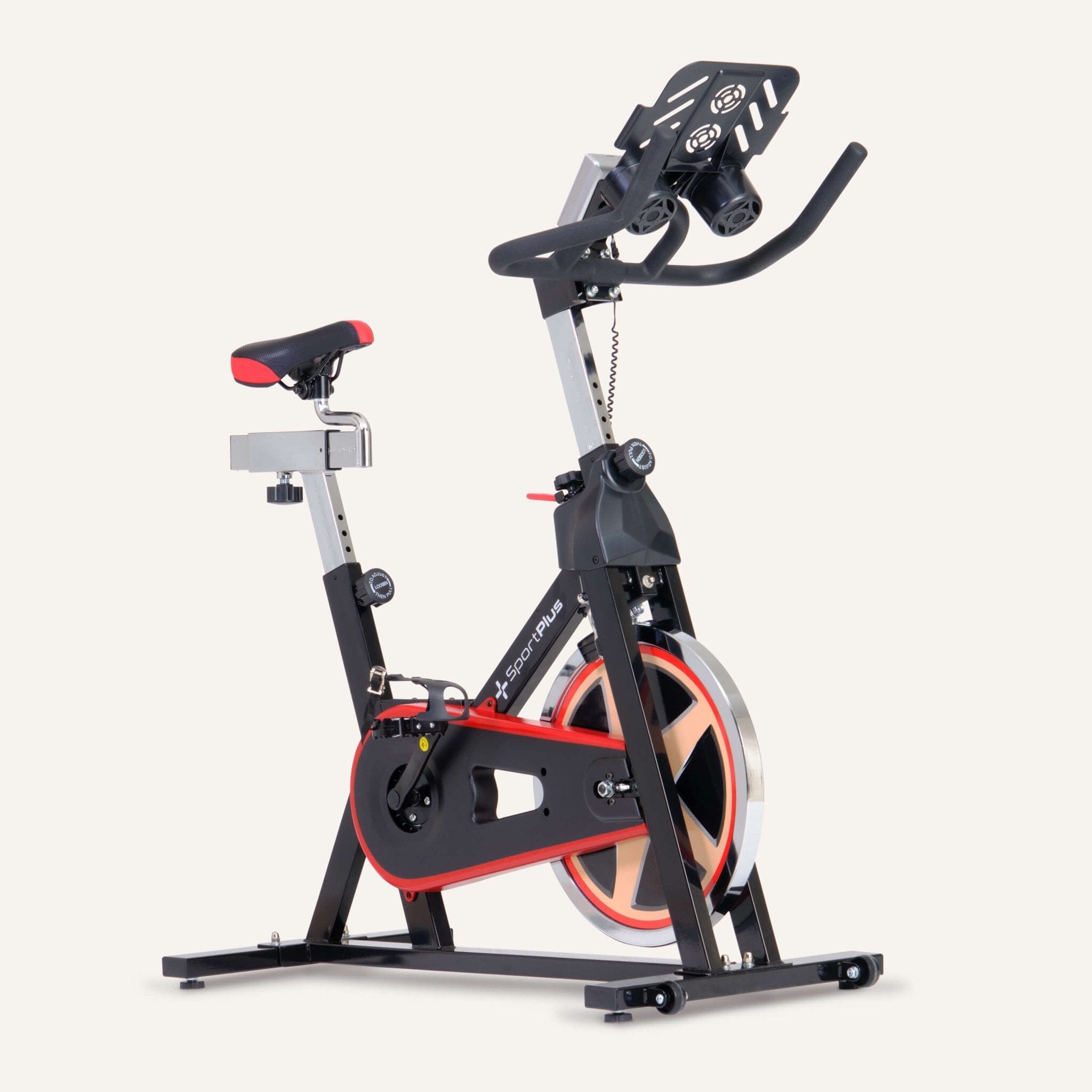 Indoor Cycle Speedbike/ Ergometer mit Bremsbackensystem &amp; App-Kompatibilität SP-SRP-2100-i SportPlus 