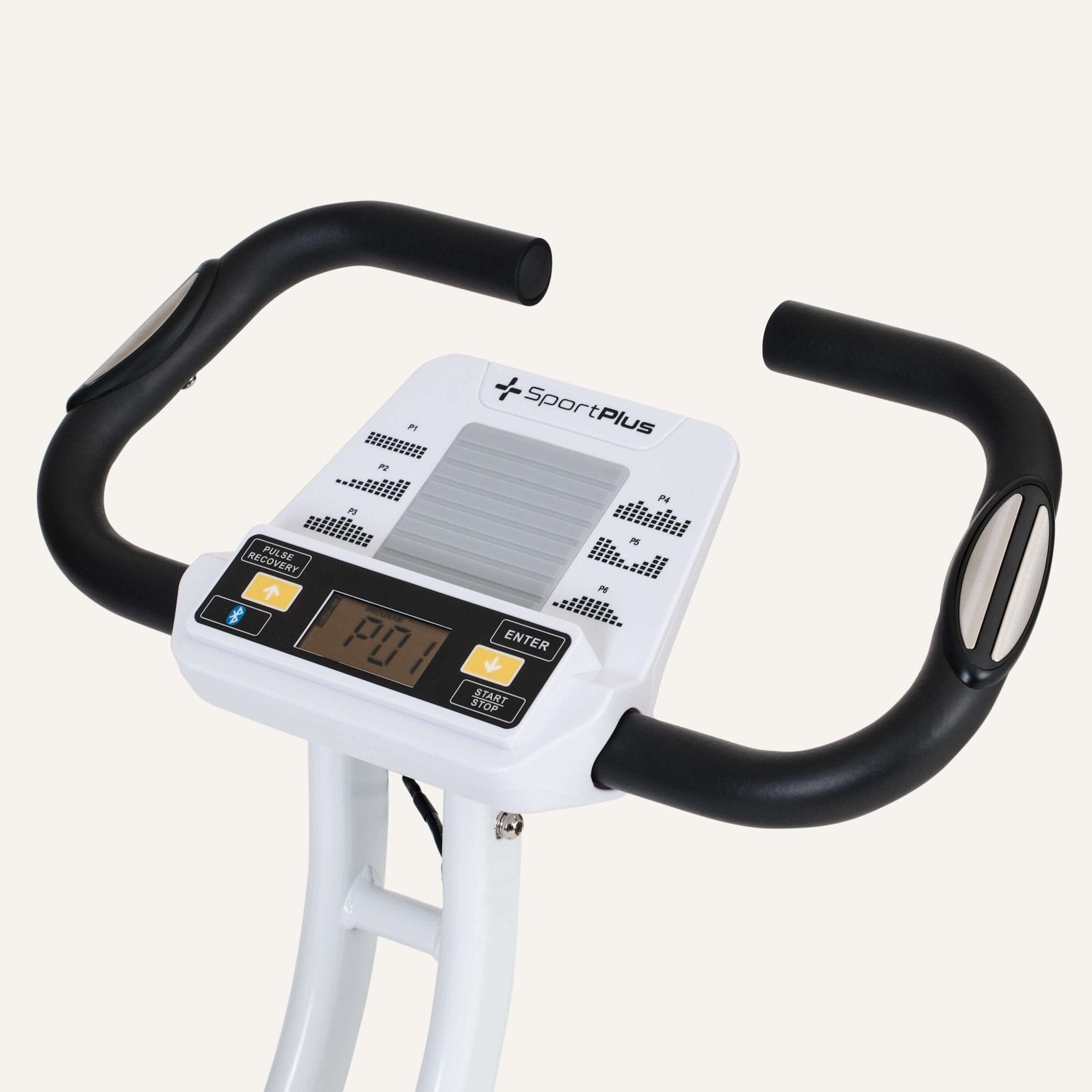 Klappbarer Heimtrainer (X-Bike) Computer gesteuert mit Rückenlehne & App-Steuerung SP-HT-1004-iE SportPlus