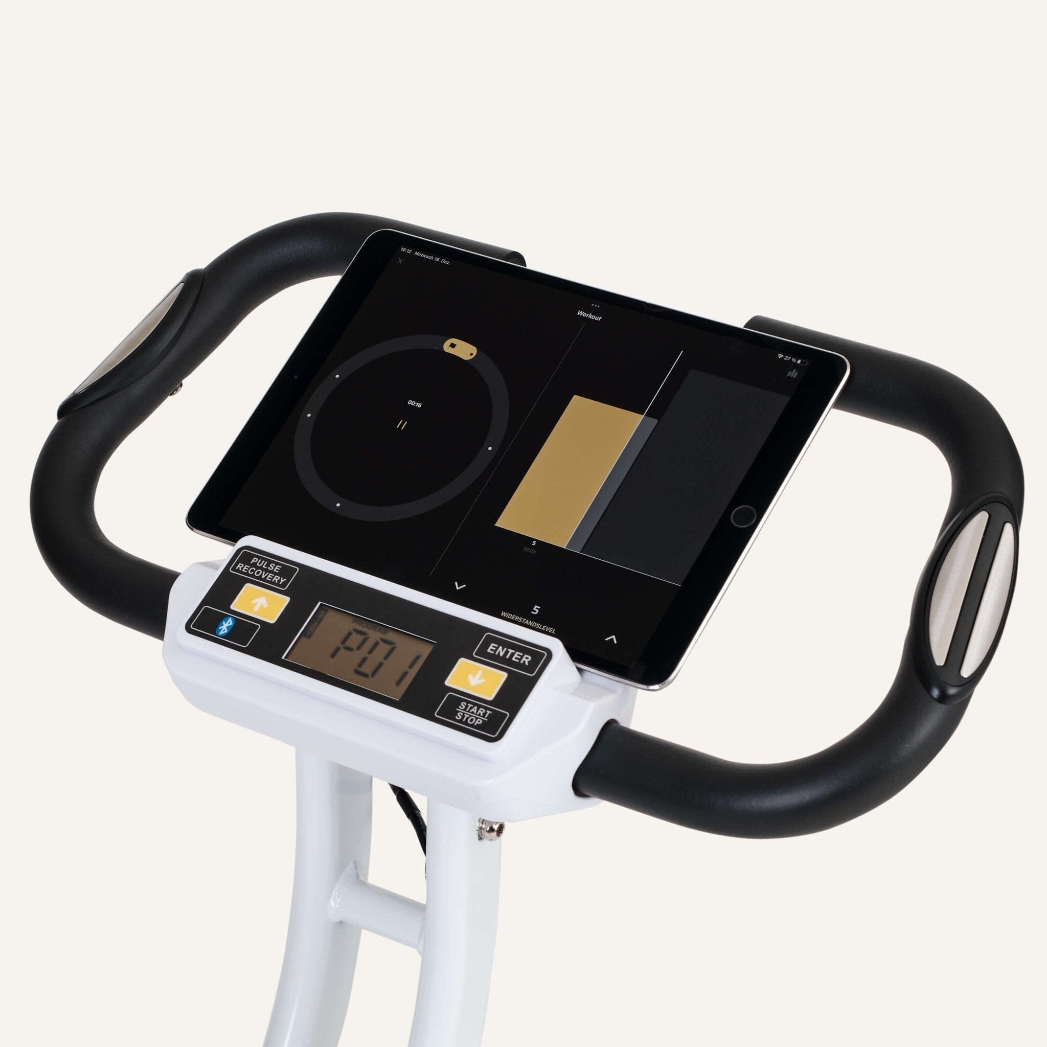 Klappbarer Heimtrainer (X-Bike) Computer gesteuert mit Rückenlehne & App-Steuerung SP-HT-1004-iE SportPlus