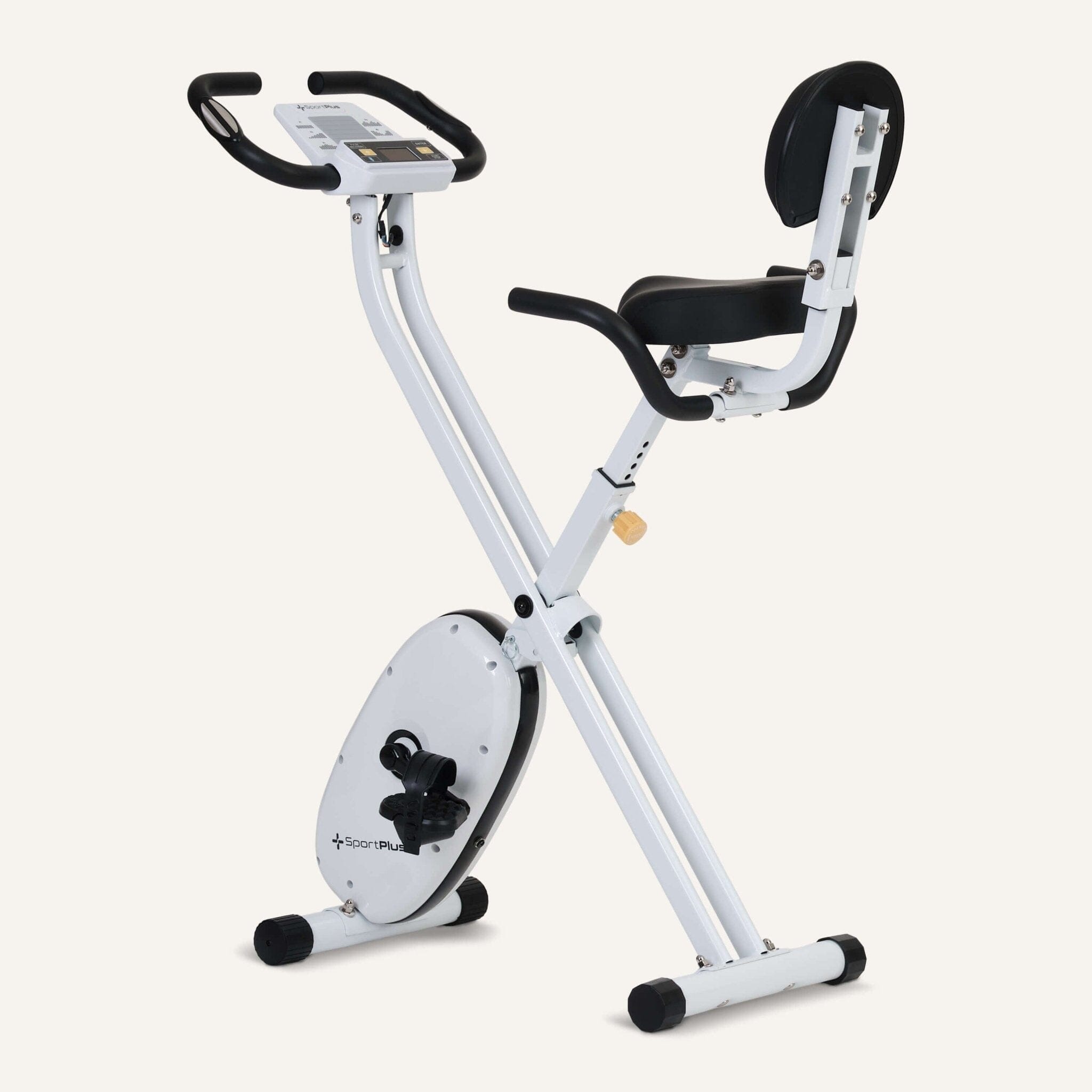 Klappbarer Heimtrainer (X-Bike) Computer gesteuert mit Rückenlehne & App-Steuerung SP-HT-1004-iE SportPlus