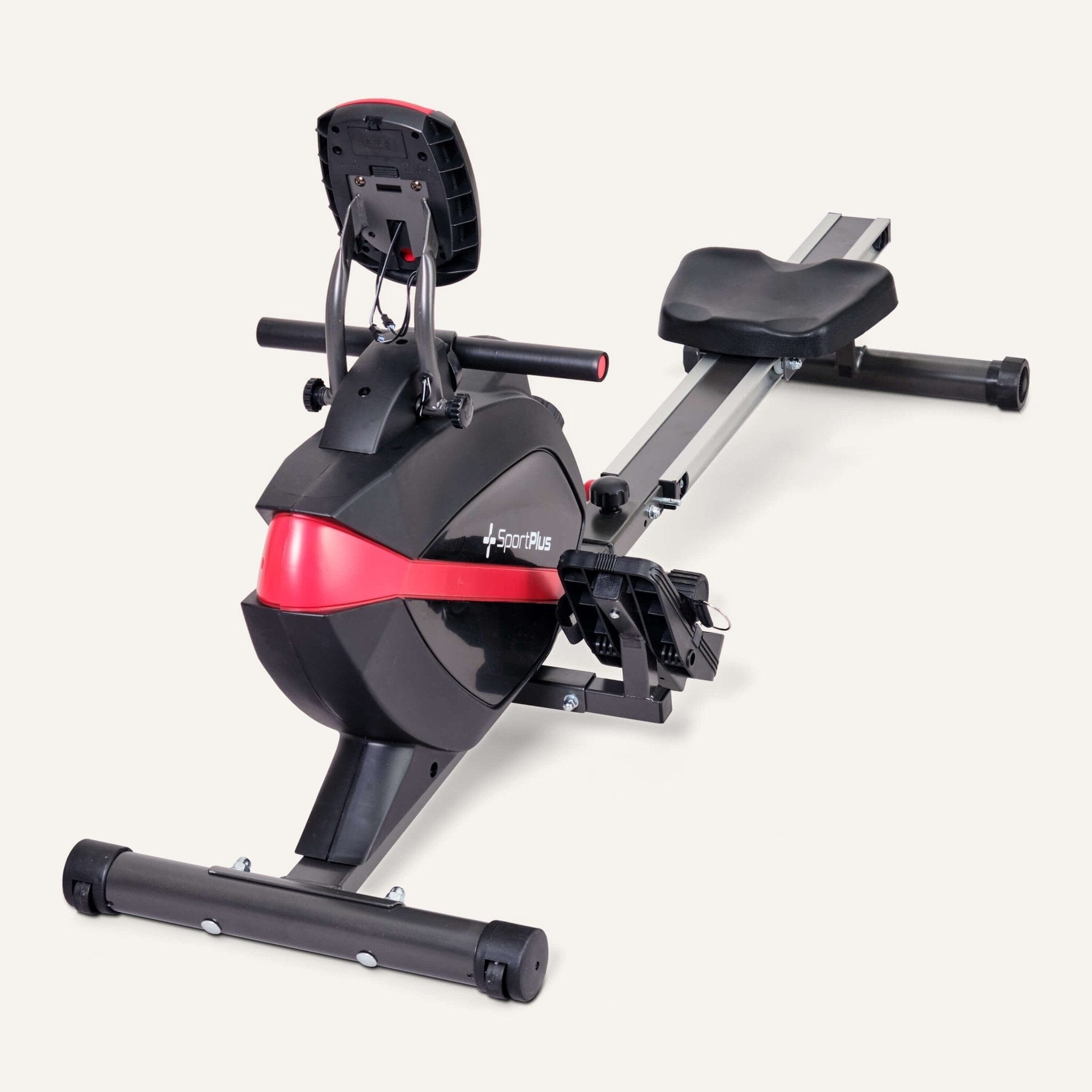 Rudergerät für zuhause mit 8 Stufen SP-MR-008 SportPlus Black/Red