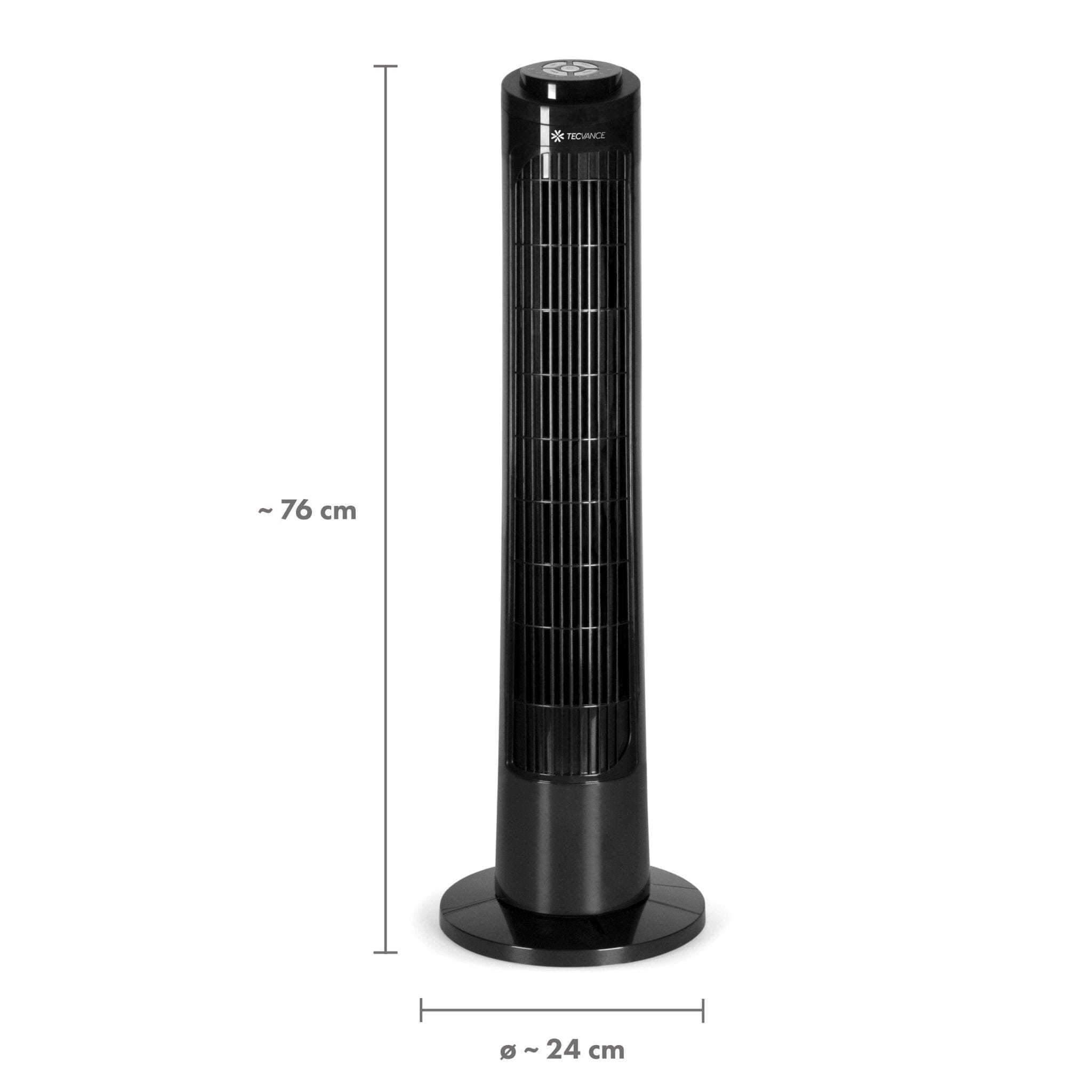 Turmventilator &quot;Tower Fan Basic&quot; by Tecvance SP-VT-101 SportPlus 