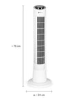 Turmventilator "Tower Fan Basic" by Tecvance SP-VT-101 SportPlus 